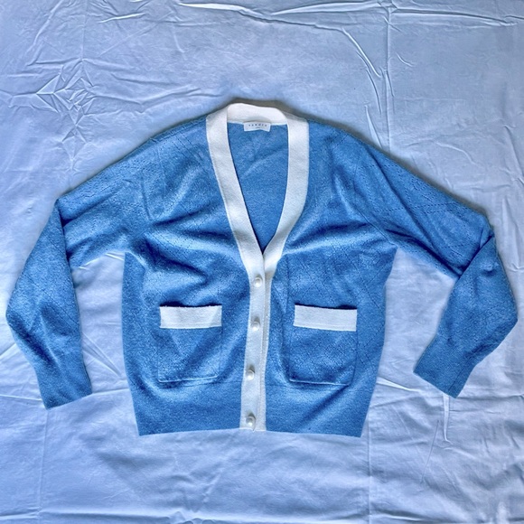 Sandro Lucas Wool/Cashmere Cardigan Sz S/M - Picture 3 of 13